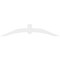 Ekena Millwork Archdale Architectural Grade PVC Gable Bracket, 60"W x 12 1/2"H x 2"D x 4"F, 5/12 Pitch GBP060X13X0204ARC00 - alternate 2
